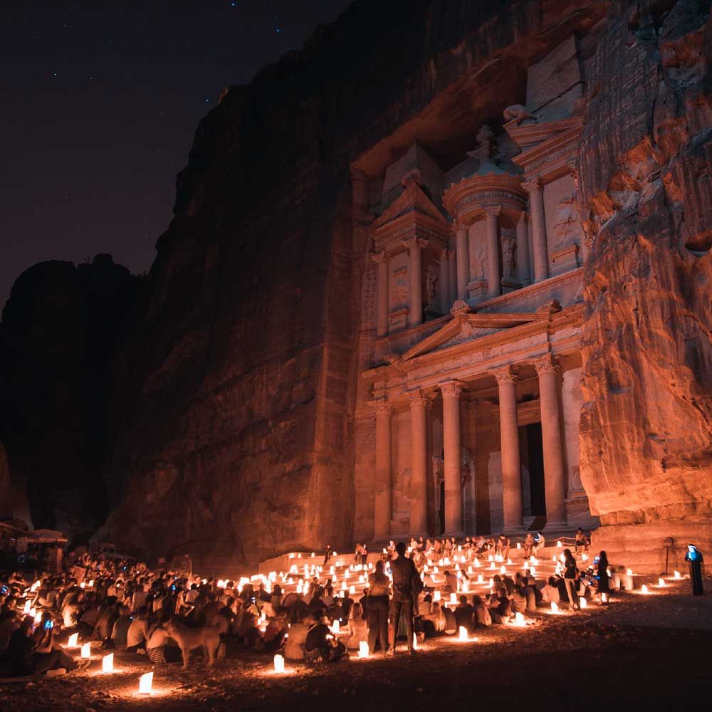 Petra At Night