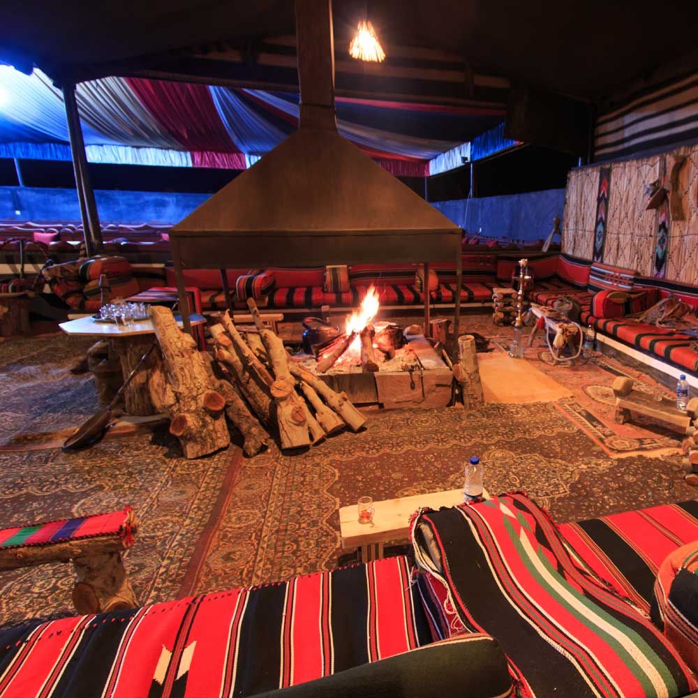 Bedouin camp at wadi rum